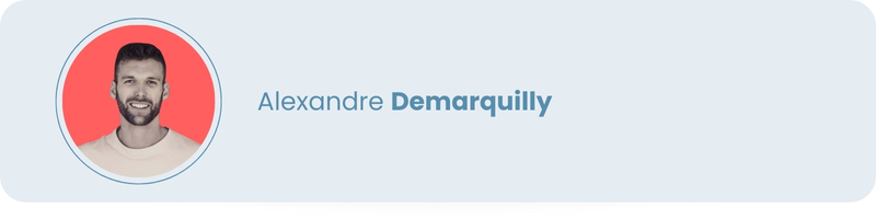 Profil LinkedIn Alexandre Demarquilly