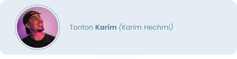 Profil LinkedIn Tonton Karim