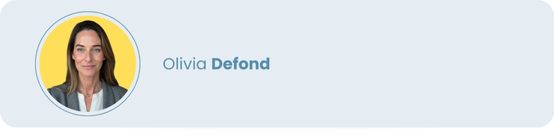 Profil LinkedIn Olivia Defond